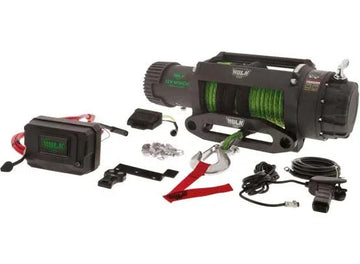 Elec Winch 12V Professional - Series 9500Lbs Dyneema Rope